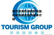 潍坊滨海旅游债权收益权政府债定融的简单介绍