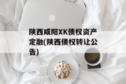 陕西咸阳XK债权资产定融(陕西债权转让公告)