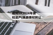 咸阳XK2024年债权资产(陕西债权转让公告)