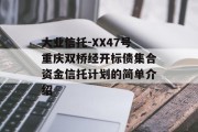 大业信托-XX47号重庆双桥经开标债集合资金信托计划的简单介绍
