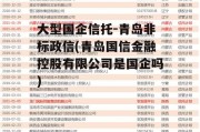 大型国企信托-青岛非标政信(青岛国信金融控股有限公司是国企吗)