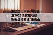 重庆市山水画廊旅游开发2023债权应收账款收益权转让(重庆山水画图片)