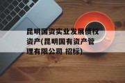 昆明国资实业发展债权资产(昆明国有资产管理有限公司 招标)