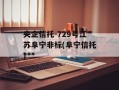 央企信托-729号江苏阜宁非标(阜宁信托***
)