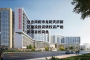 包含简阳市龙阳天府新区建设投资债权资产拍卖项目的词条