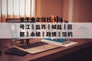 关于央企信托-195号江‮盐苏‬城盐‮区都‬永续‮政债‬信的信息