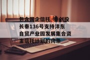 包含国企信托·秦创投长秦136号支持沣东自贸产业园发展集合资金信托计划的词条