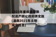2023年重庆潼南债权资产转让政府债定融(潼南2021年土地成交信息)