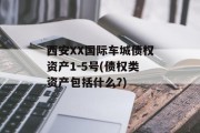 西安XX国际车城债权资产1-5号(债权类资产包括什么?)