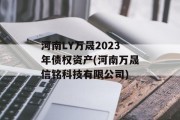 河南LY万晟2023年债权资产(河南万晟信铭科技有限公司)