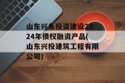 山东兴鱼投资建设2024年债权融资产品(山东兴投建筑工程有限公司)