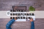 河南LY万晟2023年债权资产(河南万晟金属结构有限公司)