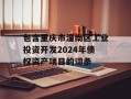 包含重庆市潼南区工业投资开发2024年债权资产项目的词条