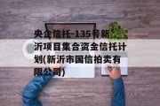 央企信托-135号新沂项目集合资金信托计划(新沂市国信拍卖有限公司)