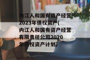 内江人和国有资产经营2023年债权资产(内江人和国有资产经营有限责任公司2020年债权资产计划)