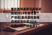 重庆酉阳县桃花源旅游投资2024年债权资产项目(重庆酉阳县桃花源旅游投资2024年债权资产项目开工)