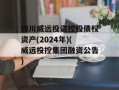 四川威远投资控股债权资产(2024年)(威远投控集团融资公告)