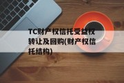 TC财产权信托受益权转让及回购(财产权信托结构)