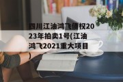 四川江油鸿飞债权2023年拍卖1号(江油鸿飞2021重大项目)