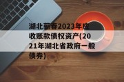 湖北蕲春2023年应收账款债权资产(2021年湖北省政府一般债券)
