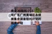 央企JG信托-715号广东广州黄埔区永续债集合资金信托计划的简单介绍