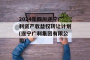 2024年四川遂宁广利资产收益权转让计划(遂宁广利集团有限公司)