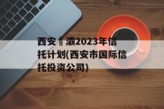 西安浐灞2023年信托计划(西安市国际信托投资公司)