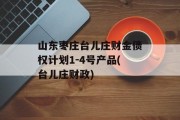 山东枣庄台儿庄财金债权计划1-4号产品(台儿庄财政)