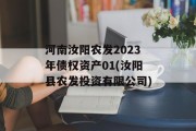 河南汝阳农发2023年债权资产01(汝阳县农发投资有限公司)