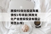 西安FD文化投资发展债权1号项目(陕西文化产业西安投资有限公司怎么样)