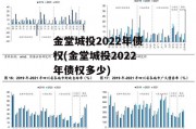 金堂城投2022年债权(金堂城投2022年债权多少)