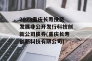 2023重庆长寿投资发展非公开发行科技创新公司债券(重庆长寿创新科技有限公司)