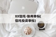 XX信托-徐州非标(信托投资非标)