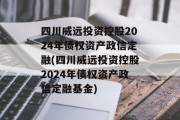 四川威远投资控股2024年债权资产政信定融(四川威远投资控股2024年债权资产政信定融基金)