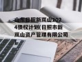 山东日照新岚山2024债权计划(日照市新岚山资产管理有限公司)