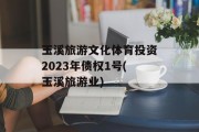 玉溪旅游文化体育投资2023年债权1号(玉溪旅游业)