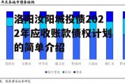 洛阳汝阳城投债2022年应收账款债权计划的简单介绍