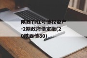 陕西TH1号债权资产-2期政府债定融(20陕西债80)