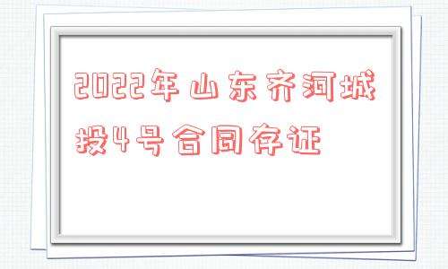 山东德州齐河城投债权资产项目(德州齐河住宅与房地产信息)