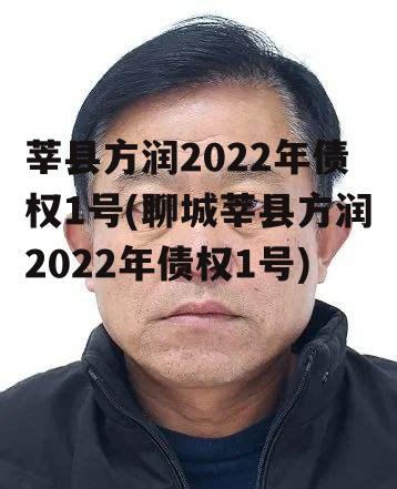 莘县方润2022年债权1号(聊城莘县方润2022年债权1号)