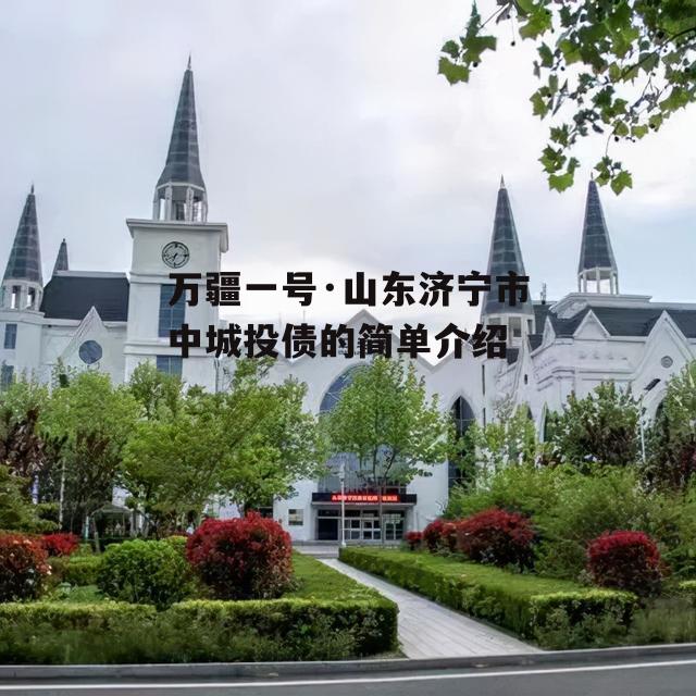 万疆一号·山东济宁市中城投债的简单介绍