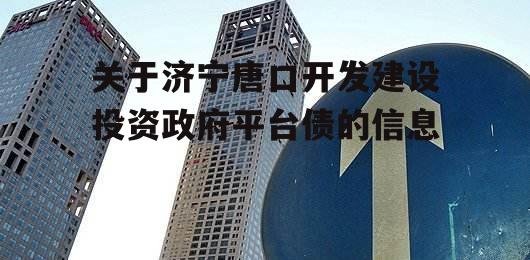 关于济宁唐口开发建设投资政府平台债的信息