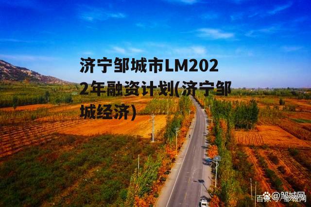 济宁邹城市LM2022年融资计划(济宁邹城经济)