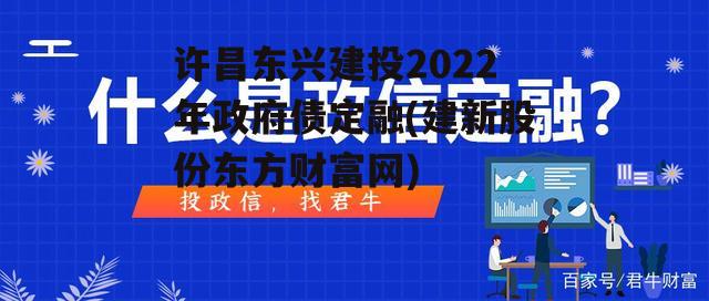 许昌东兴建投2022年政府债定融(建新股份东方财富网)