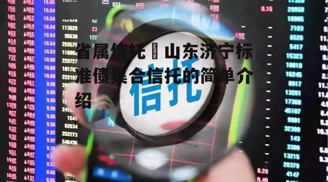 省属信托–山东济宁标准债集合信托的简单介绍