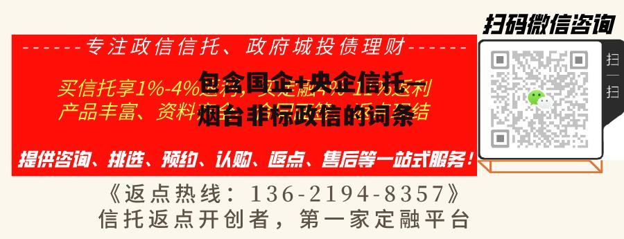 包含国企+央企信托—烟台非标政信的词条