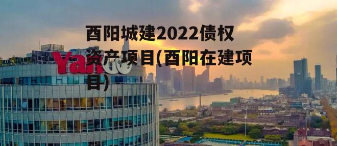 酉阳城建2022债权资产项目(酉阳在建项目)