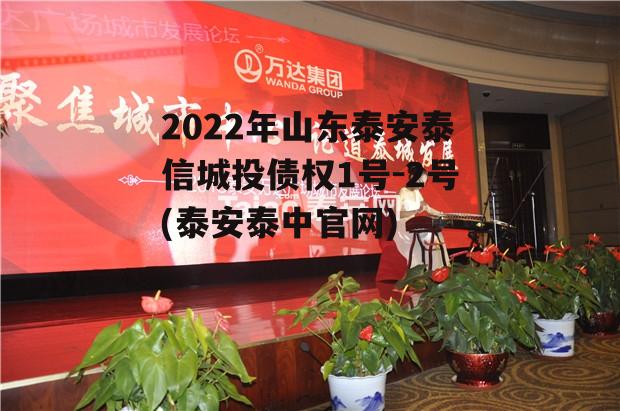 2022年山东泰安泰信城投债权1号-2号(泰安泰中官网)