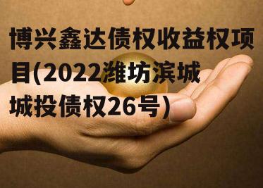 博兴鑫达债权收益权项目(2022潍坊滨城城投债权26号)