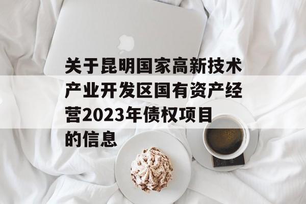 关于昆明国家高新技术产业开发区国有资产经营2023年债权项目的信息